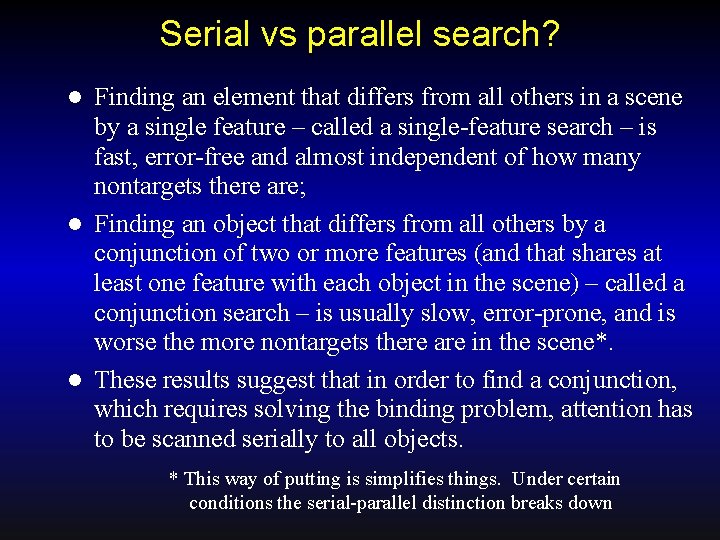 Serial vs parallel search? Finding an element that differs from all others in a