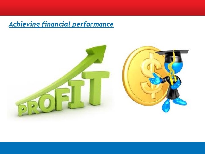 Achieving financial performance 