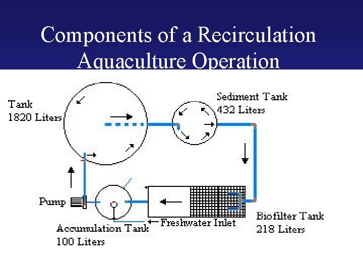 Components of a Recirculation Aquaculture Operation 