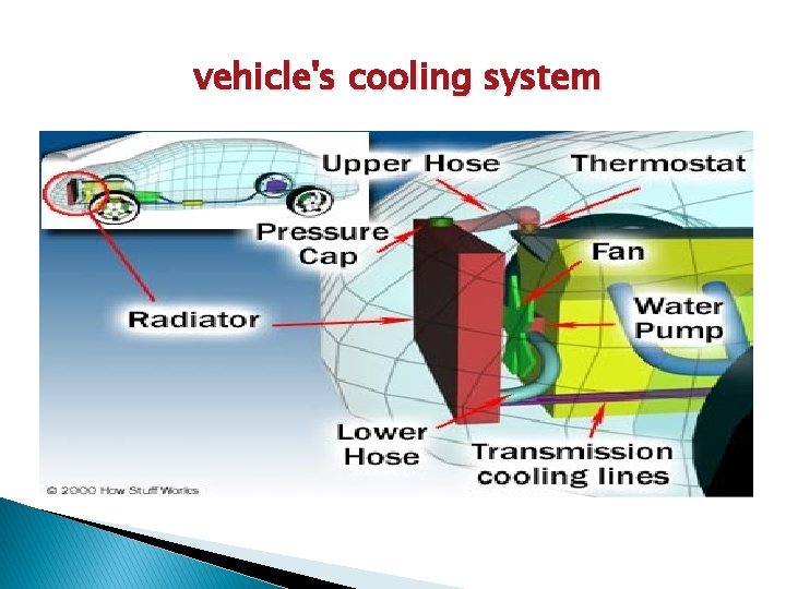 vehicle's cooling system  vehicle's cooling system