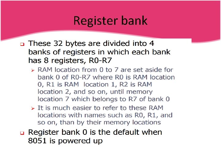 Register bank 