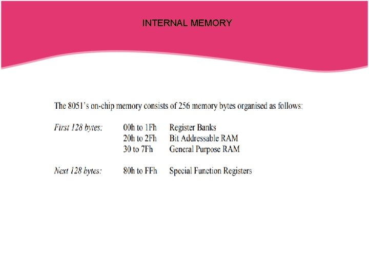 INTERNAL MEMORY 