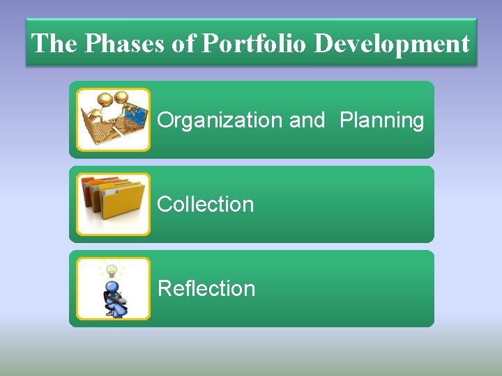 The Phases of Portfolio Development Organization and Planning Collection Reflection 