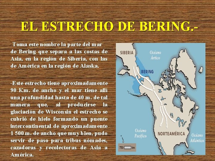 EL ESTRECHO DE BERING. -Toma este nombre la parte del mar de Bering que