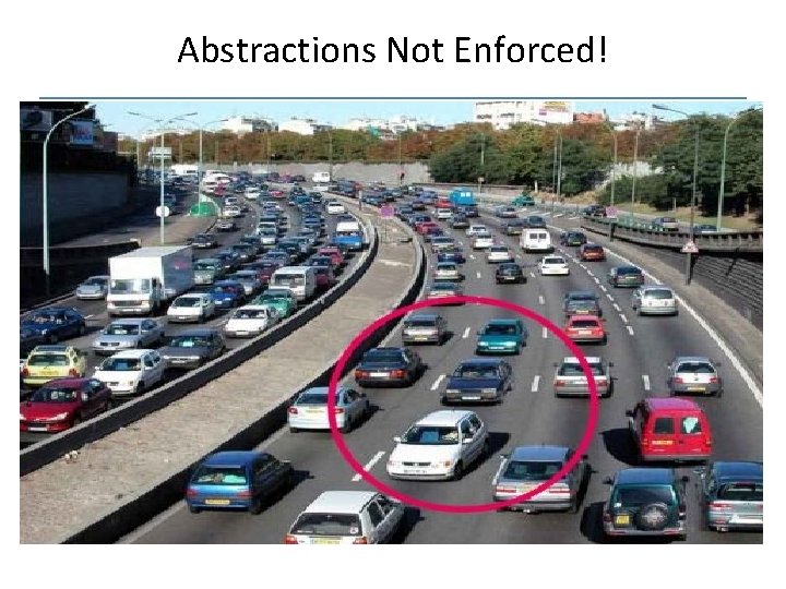 Abstractions Not Enforced! 