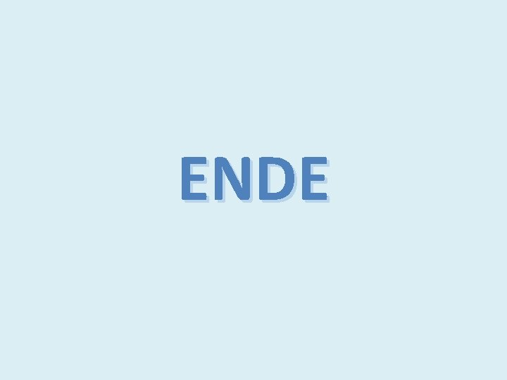 ENDE ENDE