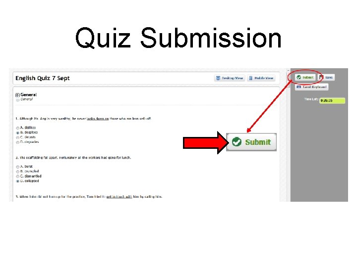 Quiz Submission 