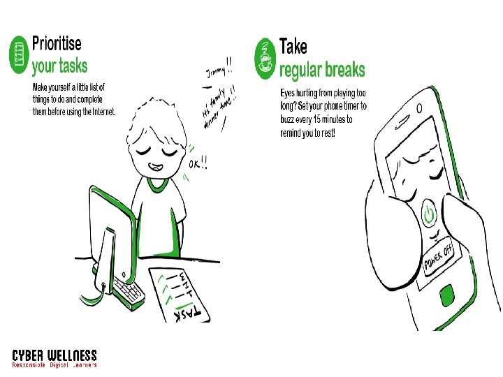 Prioritise your tasks Make yourself a little list of things to do and complete