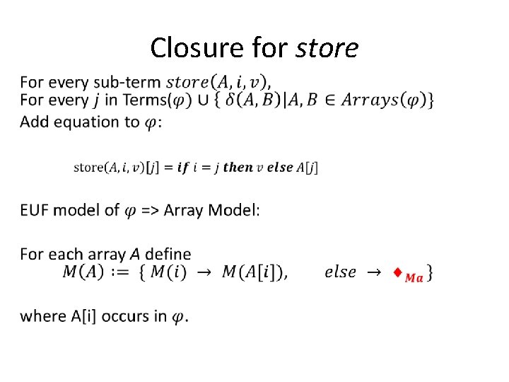 Closure for store • 