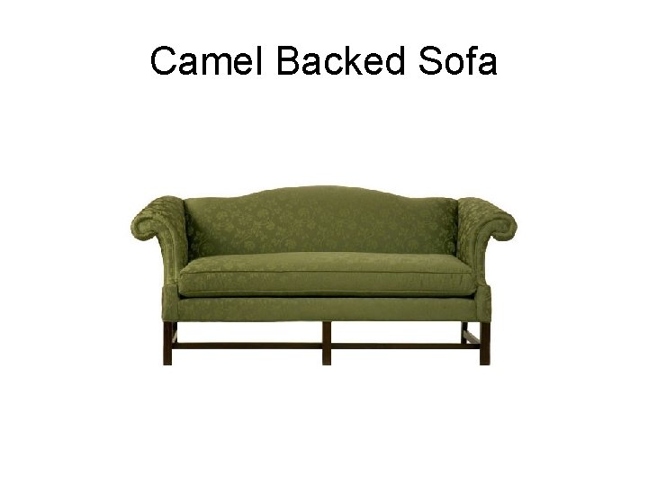 Camel Backed Sofa 