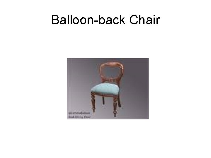 Balloon-back Chair 