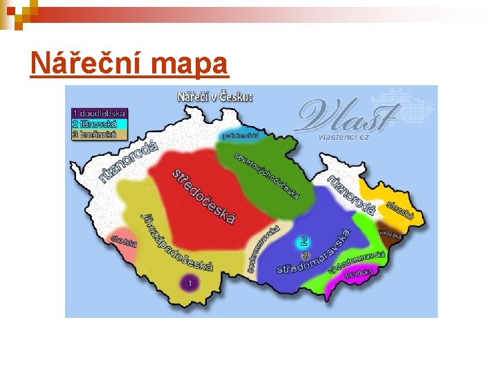 Nářeční mapa 