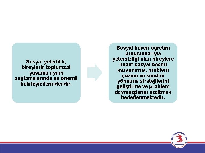 Sosyal yeterlilik, bireylerin toplumsal yaşama uyum sağlamalarında en önemli belirleyicilerindendir. Sosyal beceri öğretim programlarıyla