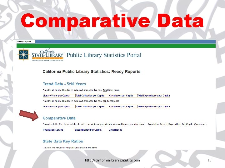 Comparative Data http: //californialibrarystatistics. com 16 