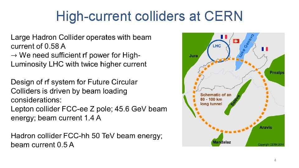 High-current colliders at CERN 4 