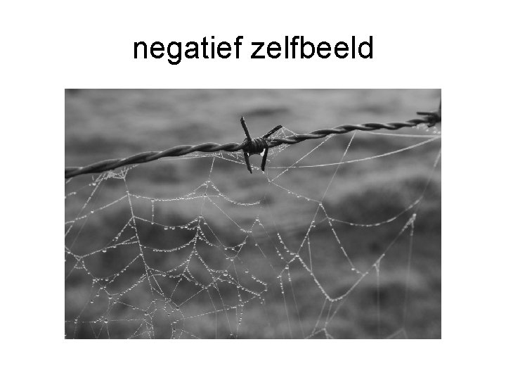 negatief zelfbeeld 