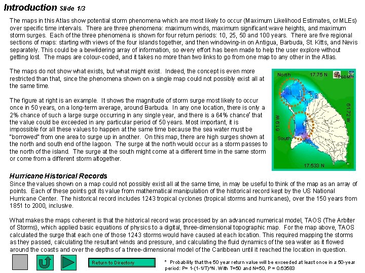 Introduction Slide 1/3 The maps in this Atlas show potential storm phenomena which are