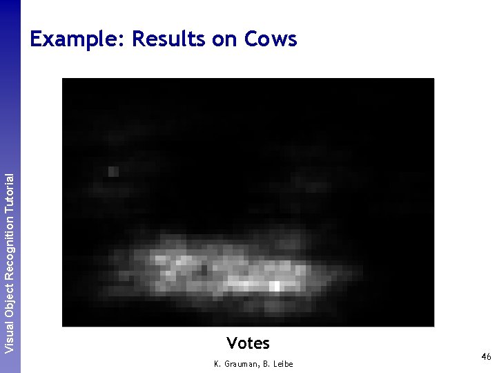 Perceptual and. Recognition Sensory Augmented Visual Object Tutorial Computing Example: Results on Cows Interest