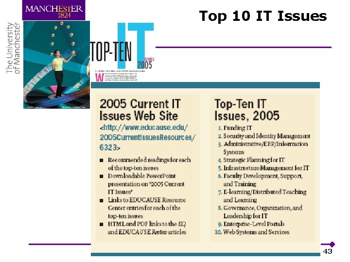 Top 10 IT Issues 43 