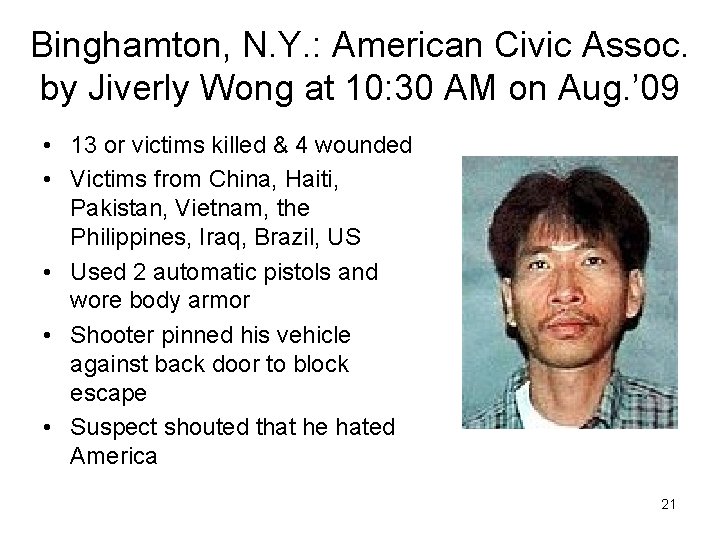 Binghamton, N. Y. : American Civic Assoc. by Jiverly Wong at 10: 30 AM