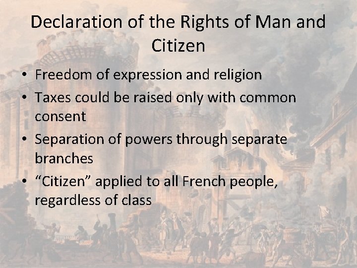 Declaration of the Rights of Man and Citizen • Freedom of expression and religion