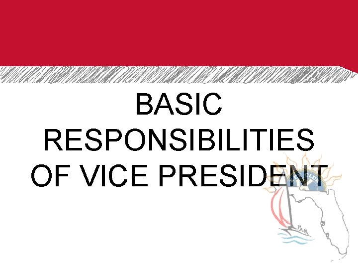 BASIC RESPONSIBILITIES OF VICE PRESIDENT 