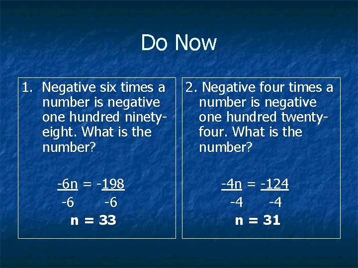 Do Now 1 Negative Six Times A Number do-now-1-negative-six-times-a-number