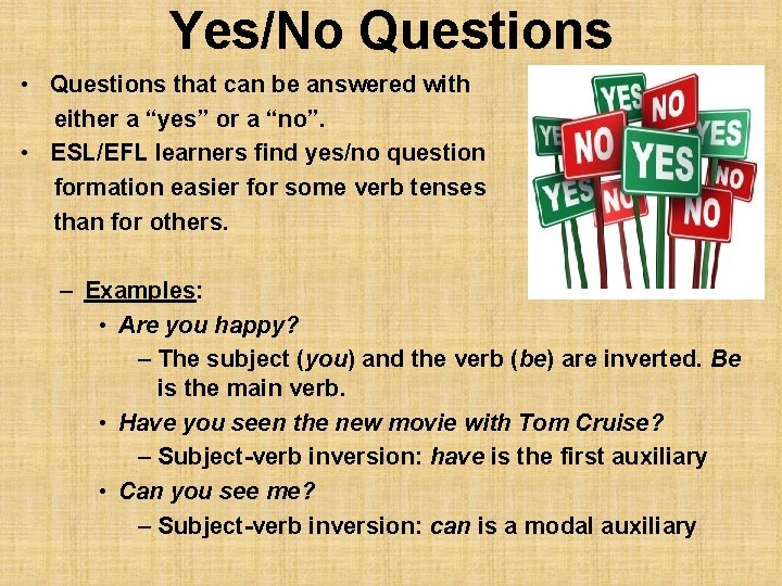 Chapter 8 Basic Sentence Patterns and Major Variations