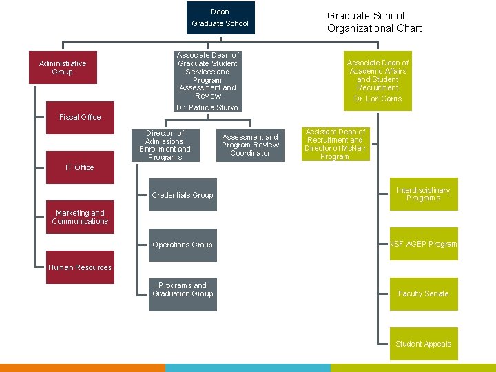 Dean Graduate School Administrative Group Associate Dean of Graduate Student Services and Program Assessment