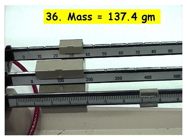36. Mass = 137. 4 gm 