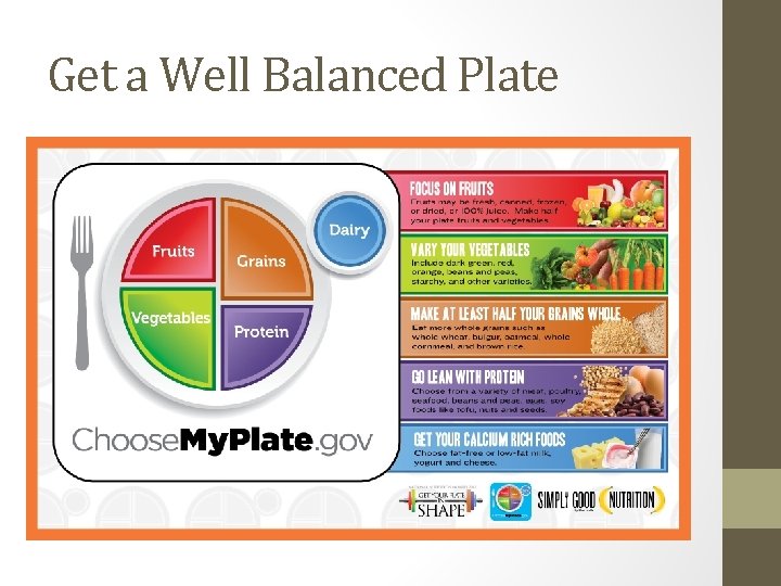 Get a Well Balanced Plate 