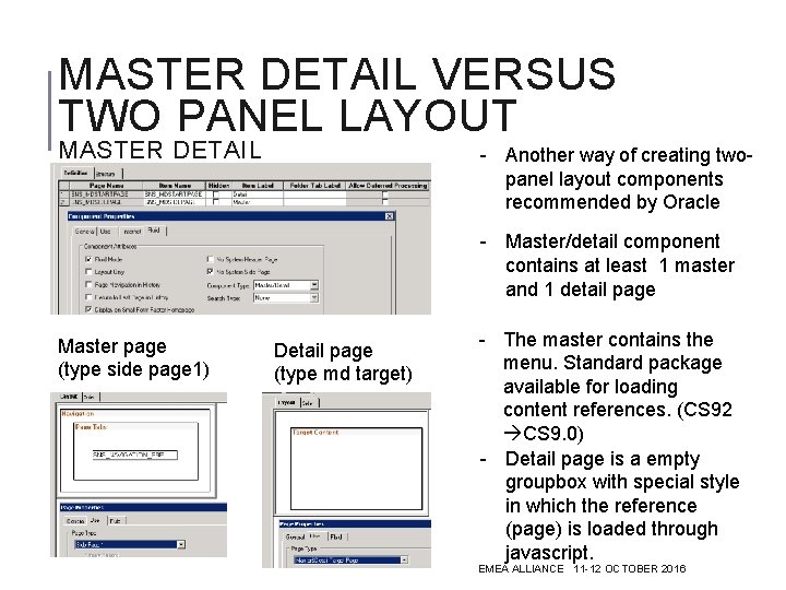 MASTER DETAIL VERSUS TWO PANEL LAYOUT MASTER DETAIL - Another way of creating twopanel