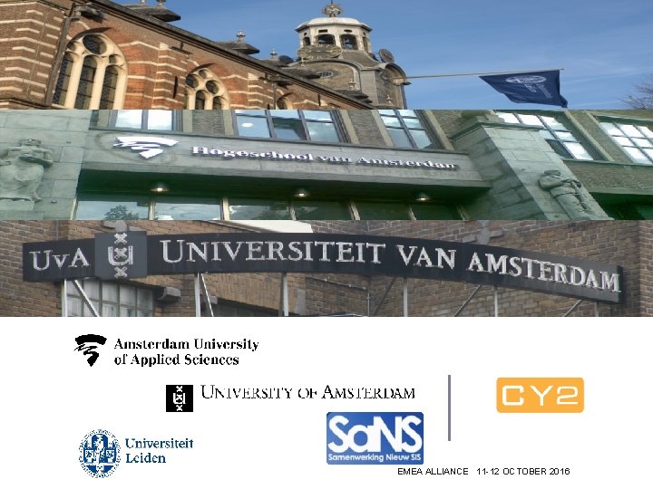 EMEA ALLIANCE 11 -12 OCTOBER 2016 