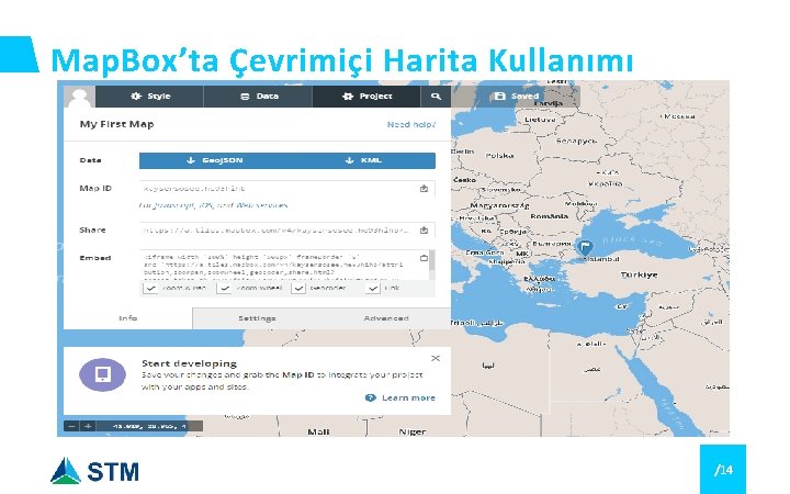 Map. Box’ta Çevrimiçi Harita Kullanımı /14 