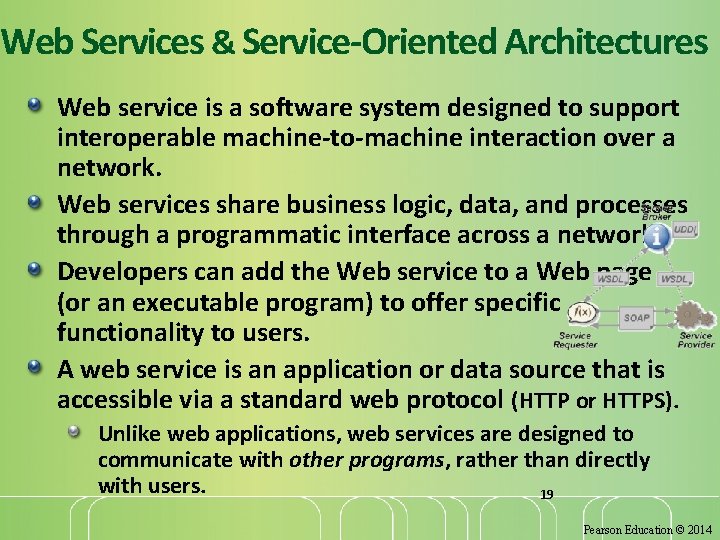 Web Services & Service-Oriented Architectures Web service is a software system designed to support