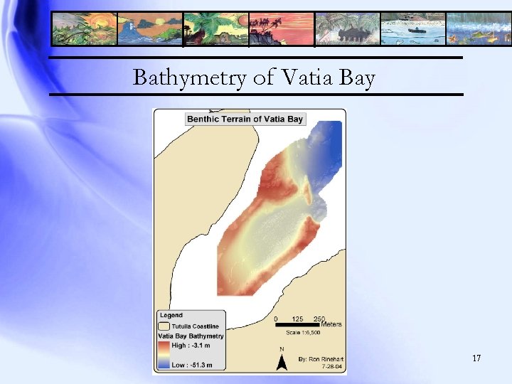 Bathymetry of Vatia Bay 17 