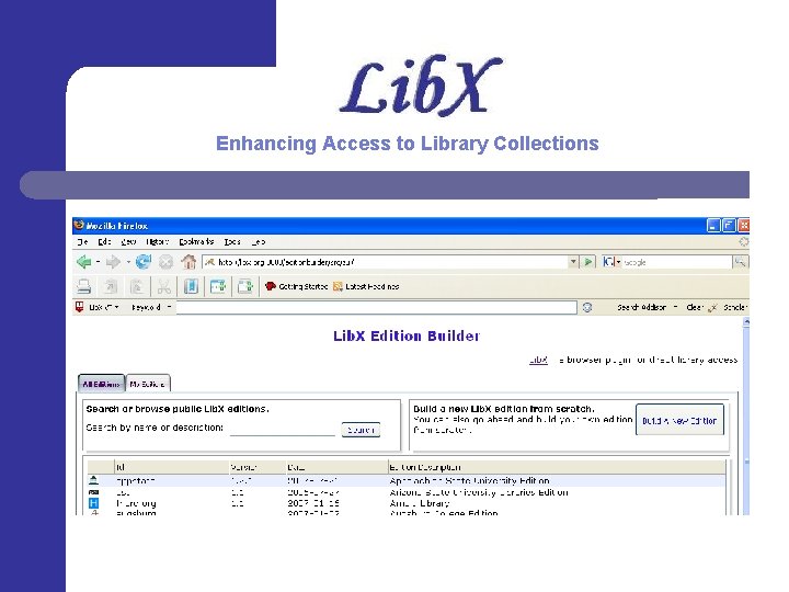 Enhancing Access to Library Collections 