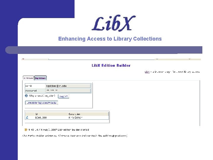 Enhancing Access to Library Collections 