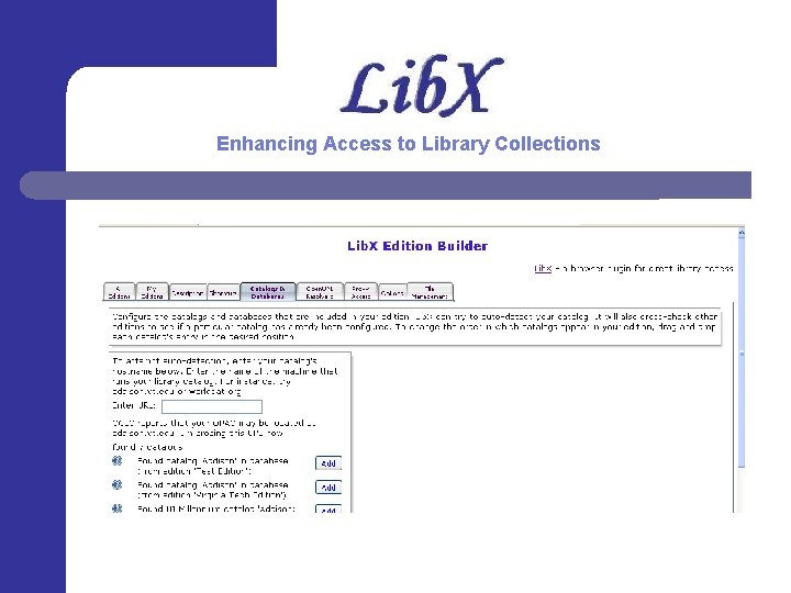 Enhancing Access to Library Collections 