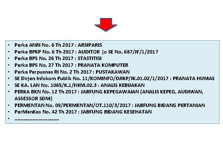 Perka ANRI No. 6 Th 2017 : ARSIPARIS Perka BPKP No. 6 Th 2017