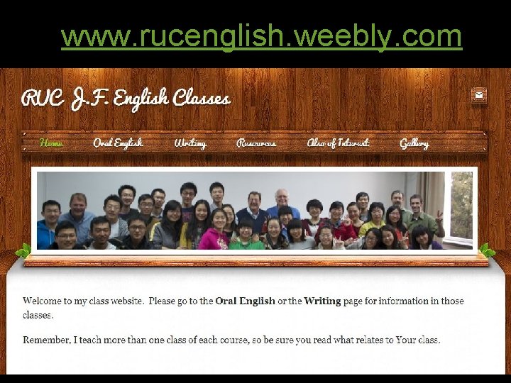 www. rucenglish. weebly. com 