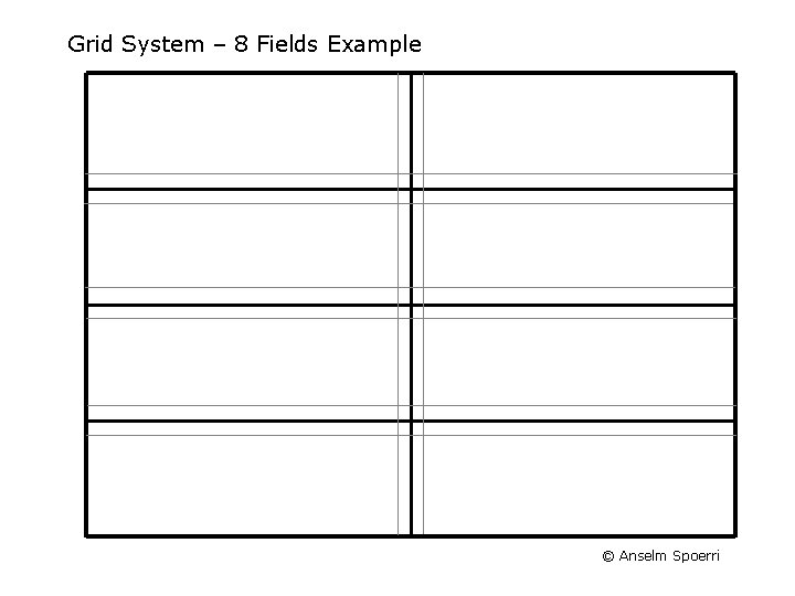 Grid System – 8 Fields Example © Anselm Spoerri 