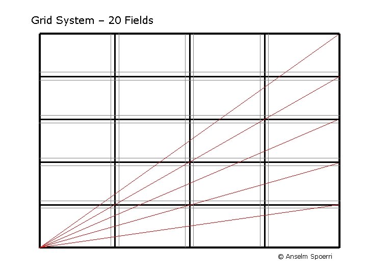 Grid System – 20 Fields © Anselm Spoerri 