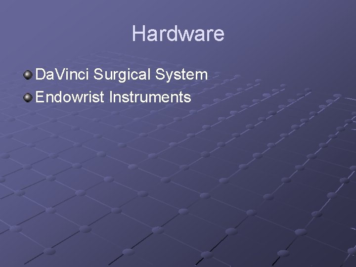 Hardware Da. Vinci Surgical System Endowrist Instruments 