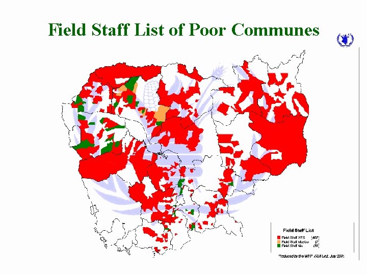 Field Staff List of Poor Communes 