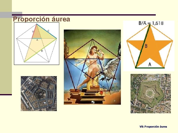 Proporción áurea VII: Proporción áurea 