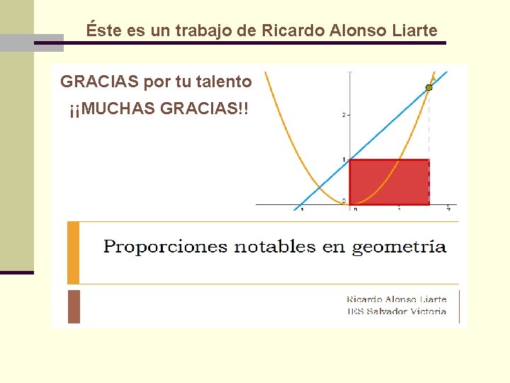 Éste es un trabajo de Ricardo Alonso Liarte GRACIAS por tu talento ¡¡MUCHAS GRACIAS!!