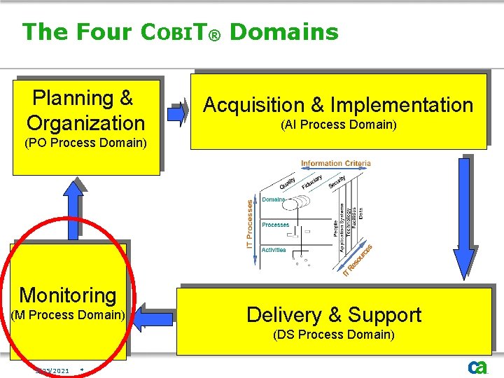 The Four COBIT® Domains Planning & Organization Acquisition & Implementation (AI Process Domain) (PO