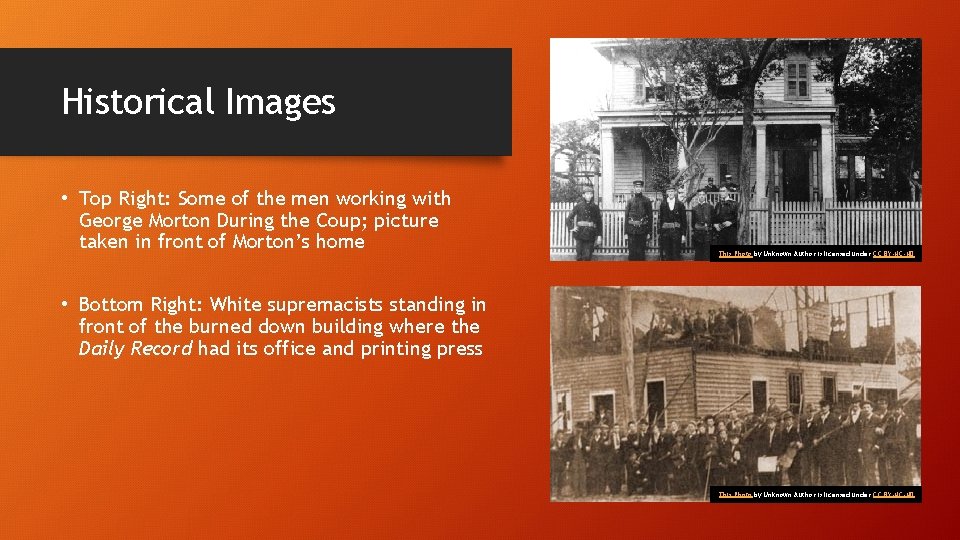 Historical Images • Top Right: Some of the men working with George Morton During