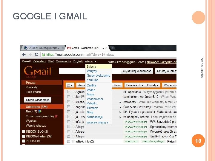 GOOGLE I GMAIL Pecha Kucha 10 